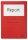 Exacompta Fenstermappe Forever 100St rot