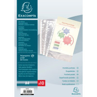Exacompta Prospekthüllen A4 PP glatt 60µ 10St