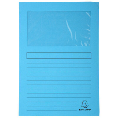 Exacompta Fenstermappe A4 Forever h-blau 25St