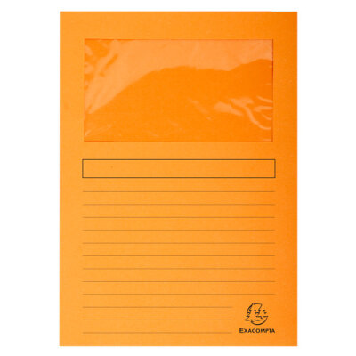 Exacompta Fenstermappe Forever 25St orange