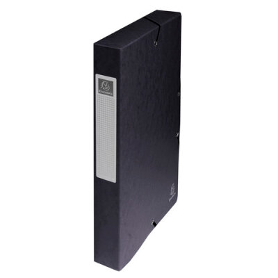 Exacompta Archivbox mE 40mm Manila schwarz