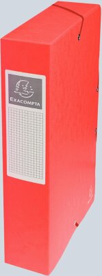 Exacompta Archivbox mE 60mm Manila rot