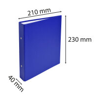 Exacompta Ringbuch A5 PP oE 2R 30mm blau