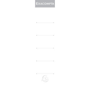 Exacompta 10Rückenschilder 42x190 EXAC