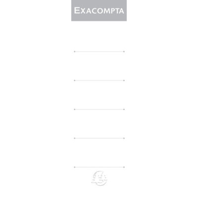Exacompta Einsteckrückenschilder 70mm 10St