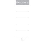 Exacompta 10Rückenschilder 57x190 EXAC