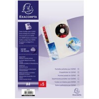Exacompta Prospekthül A4 CD 5St