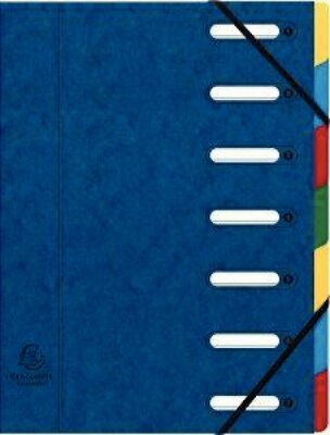 Exacompta Ordnungsmappe A4 7tlg Harmon blau