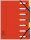 Exacompta Ordnungsmappe A4 7tlg Harmon rot