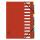 Exacompta Ordnungsmappe A4 12tlg Harmon rot