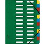 Exacompta Ordnungsmappe A4 24tlg Harmon grün