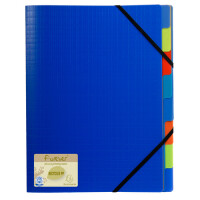 Exacompta Ordnungsmappe A4 Forever PP 8tlg blau