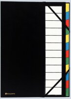 Exacompta Ordnungsmappe Ordo 12tlg schwarz