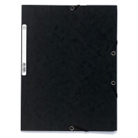 Exacompta Sammelmappe 3Kla/Gz Etikett schwarz
