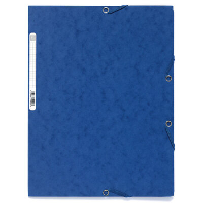 Exacompta Sammelmappe 3Kla/Gz Etikett blau