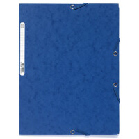 Exacompta Sammelmappe 3Kla/Gz Etikett blau