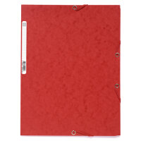 Exacompta Sammelmappe 3Kla/Gz Etikett rot