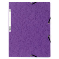 Exacompta Sammelmappe 3Kla/Gz Etikett lila