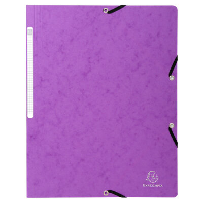 Exacompta Eckspannmappe A4+ mE Manila violett