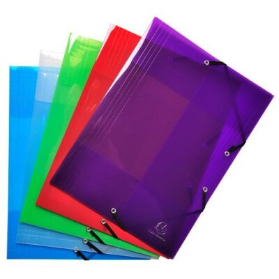 Exacompta Sammelmappe A4 PP Crystal sort