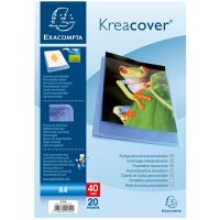 Exacompta Sichtmappe A4 KC Croma. 20Hül blau