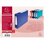 Exacompta Archivbox 60mm PP m. Dr. blau