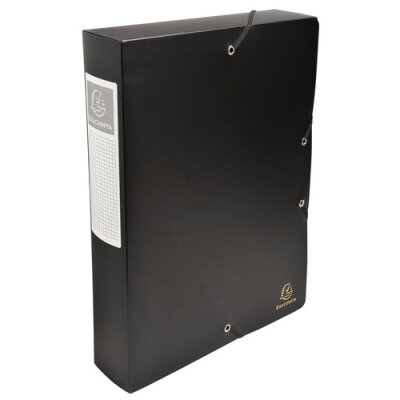 Exacompta Archivbox OPAK PP R60mm schwarz