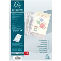 Exacompta Prospekthülle A4 PP glatt 90µ 10St