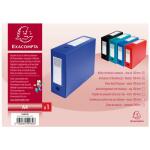 Exacompta Archivbox 100mm PP m. Dr. blau