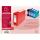 Exacompta Archivbox 100mm PP m. Dr. rot