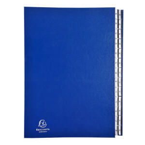 Exacompta Ordnungsmappe Ordo 26tlg A-Z blau