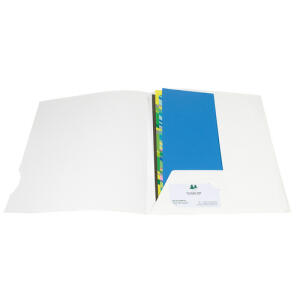 Exacompta Aktendeckel Cromolux 250g weiß 20St