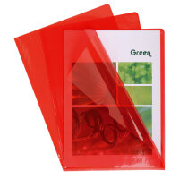 Exacompta Aktensichthülle A4 PVC gl 10St rot