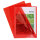 Exacompta Aktensichthülle A4 PVC gl 10St rot
