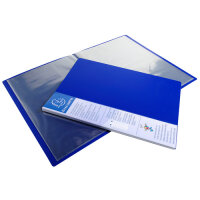Exacompta Sichtmappe A4 10 Hüllen m RS blau