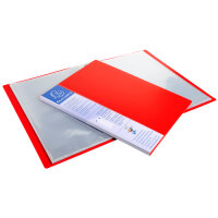 Exacompta Sichtmappe A4 10 Hüllen m RS rot