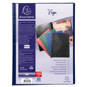 Exacompta Sichtmappe VEGA blickdicht 50 Hü bl