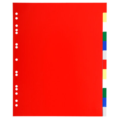 Exacompta Register A4+ PP blanco 12Tlg 120mµ
