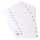 Exacompta Register A4 Karton 10tlg 1-10 weiss