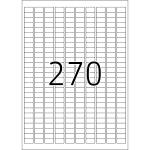 Herma Etiketten ablösbar 17,8 x 10 mm weiss 25 Bl 6750 Etik. LaserInkCopy