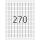 Herma Etiketten ablösbar 17,8 x 10 mm weiss 25 Bl 6750 Etik. LaserInkCopy