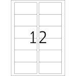 Herma Etiketten ablösbar 88,9 x 46,6 mm weiss 25 Bl 300 Etik. LaserInkCopy