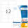 Herma Etiketten ablösbar 88,9 x 46,6 mm weiss 25 Bl 300 Etik. LaserInkCopy