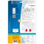 Herma Etiketten für Adressen ablösbar 99,1 x 139 mm weiss 25 Bl 100 Etik. LaserInkCopy