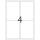HERMA Adressetikett 99,1 x 139 mm (B x H) Papier weiß 100 Etik./Pack.