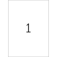 Herma Etiketten ablösbar 210 x 297 mm weiss 25 Bl 25 Etik. LaserInkCopy