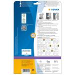 Herma Ordnerrückenschilder ablösbar 192 x 34 mm weiss 25 Bl 200 Etik. LaserInkCopy