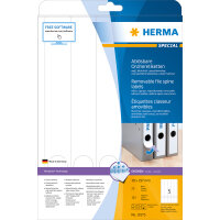 Herma Ordnerrückenschilder ablösbar 297 x 38 mm...