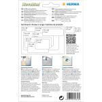 Herma Vielzwecketiketten ablösbar 25 x 40 mm weiss 24 Bl 384 Etik. Handbeschriftung