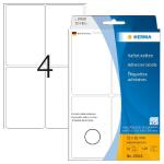 Herma Vielzwecketiketten ablösbar 52 x 82 mm weiss 24 Bl 96 Etik. Handbeschriftung